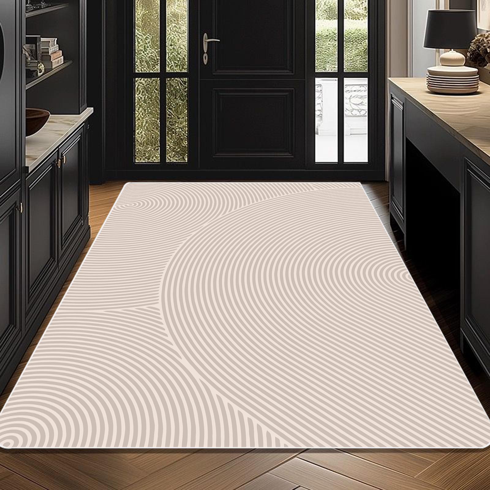 

Simple Line Style Carpet for Living Room Decoration Home Big Size Soft Rugs Easy Clean Non-slip Entrance Door Mat Customizable 50x80cm small mat