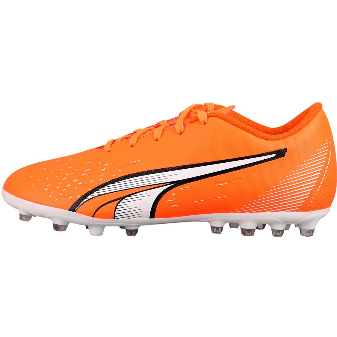 

New PUMA Ultra Play Abrasion Resistant Low Top Kids Soccer Shoes Orange Kids 107234-01 28