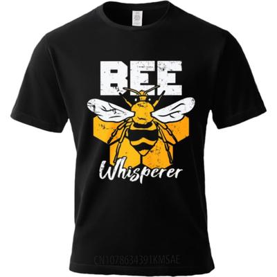 Cheap Tshirt Breathable Tee Travel Man Oneck T Shirt Black Bee Whisperer With Honeycomb Background Fashionable For Him Tshirt