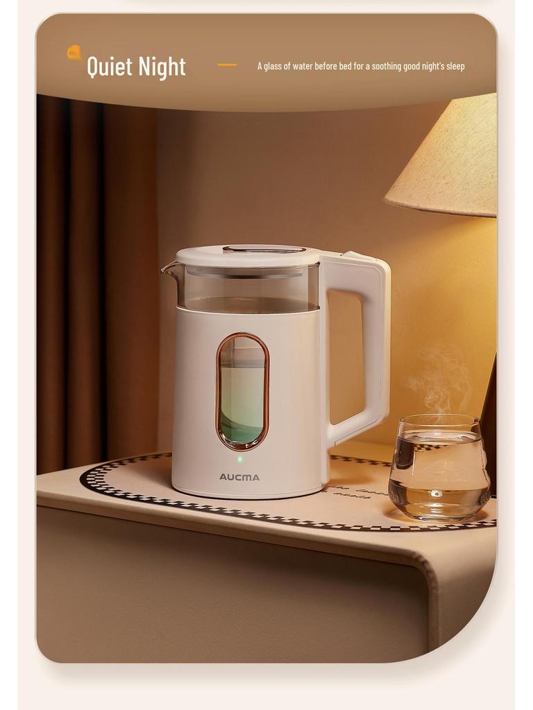 Modun Electric Glass Kettle, Auto Shut-Off, Rapid Boil, Constant Temperature, Insulated.