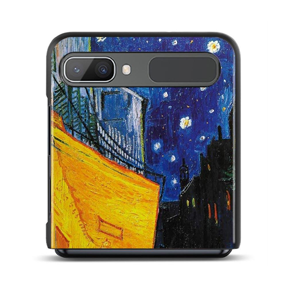 Zflip4 Phone Case For Samsung Galaxy Z Flip3 5G Cases for Samsung Z Flip 3 Zflip Coque Hard Shell Fundas Van Gogh Starry Sky Art