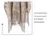 Hot-Selling Knit Shawl: Spring Summer Autumn, Hollow Design, Tassel Trim, Solid Color, Lightweight for European & American Styles.