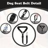 Waterproof Pet Car Travel Set Adjustable Secure Restraint Leash Carrying Rear Seat Cover  Vet Visit
