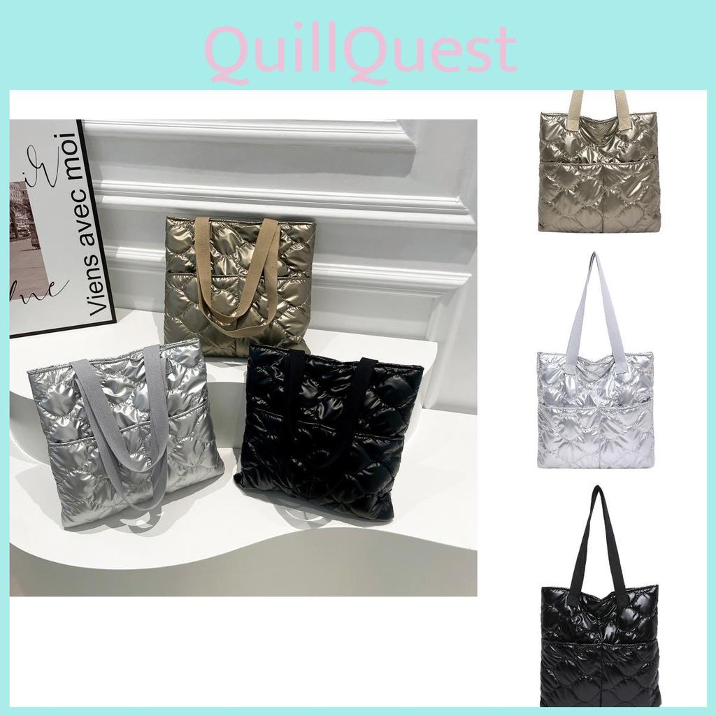 Elegant Luxurious Cotton Tote Bag For Women Large Capacity Available In Three Colors