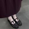 Fashion Autumn Design Fish Net Women Mary Jane Shoes Fashion Comfort Street Style Soft Sole Female Dress Flats Shoes