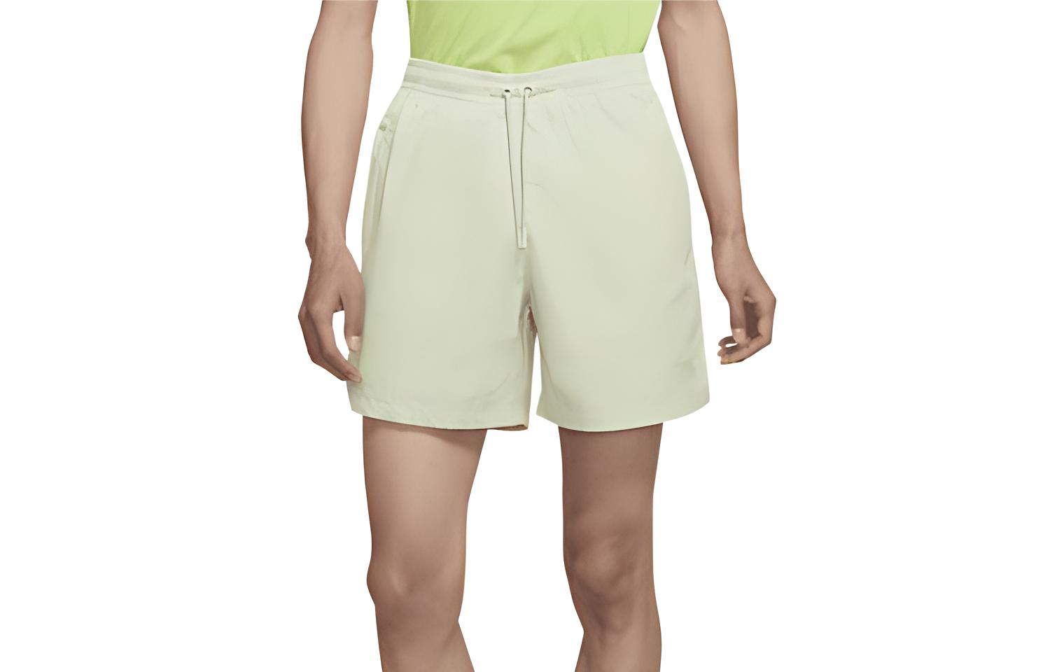Nike NAI KE Cha Casual Shorts Men s Light Olive Green Gray DV6194-371 M