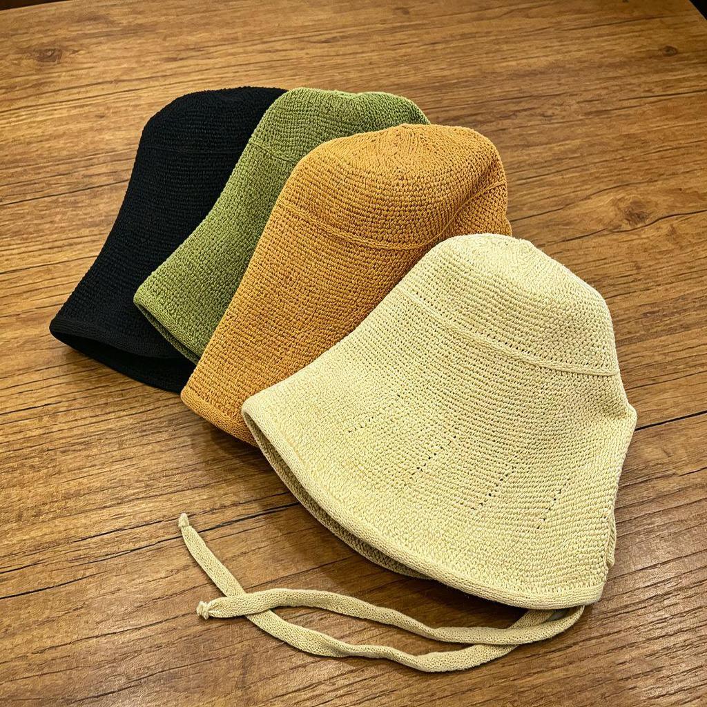 Women's Wide Brim UV Protection Bucket Hat with Straps for Summer Beach & Outdoor Travel