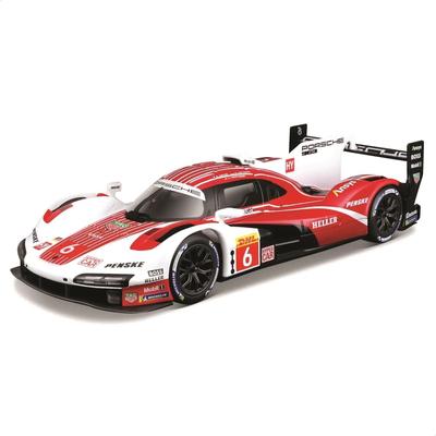 Bburago 1/24 Porsche 963 #6 2024 Le Mans 24 Stunden Rennen Start Rot/Weiß / Diecast Modellauto Fertigprodukt 18-28042