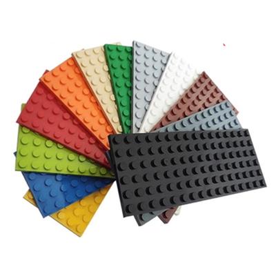 8PCS PLATE 6x16 Compatible with 3027 Plate Self-Locking Bricks Building Blocks Toys Accessories