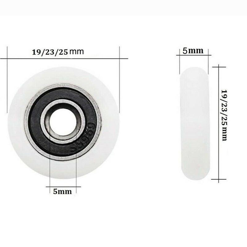 8ks Kolečko na sprchové dveře Sprchové kouty Sprchové kabiny Parní kabiny Kolečka na posuvné dveře 19mm/23mm/25mm