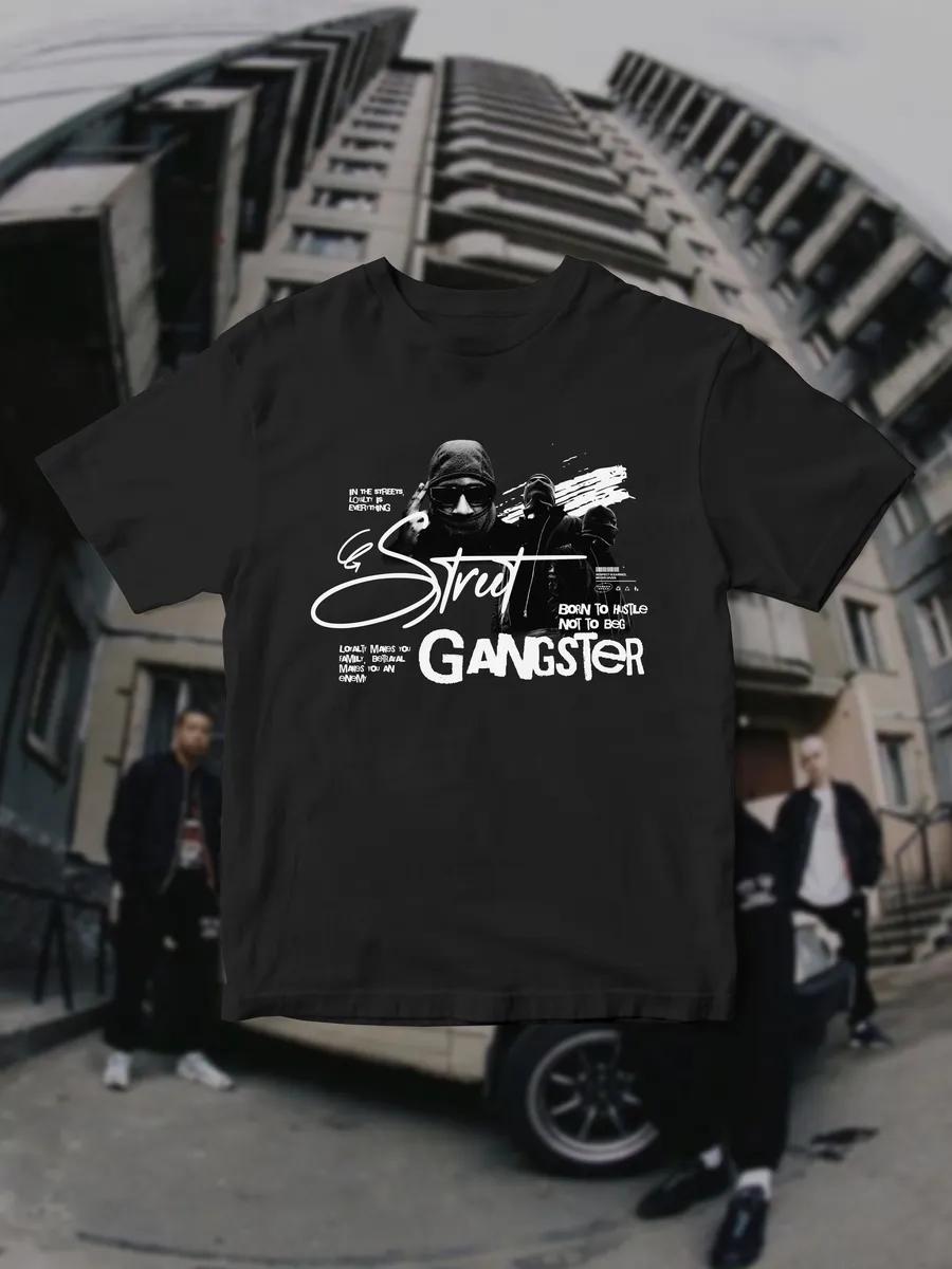 Oversized thick Y2K T-shirt with pinterest print M