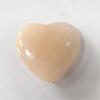Heart-Shaped Natural Crystal Gemstone Pendant (20mm)
