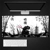 black Samurai Mouse Pad Samurai Legion Landscape Table Mat Aesthetic Computer MousePad Unique Mouse Keyboard pc Desk Mats