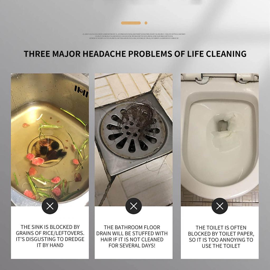 260g Sewer Toilet Dredge Powder Ultimate Sink & Drainage Cleaner Kitchen Toilet Pipeline Quick Cleaning Tool Cleaner Powder
