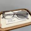 Retro Luxury Design Oval-framed Photochromic Myopia Glasses Fashion Blue Light Blocking Eye Protection Eyeglasses 0 To -4.0