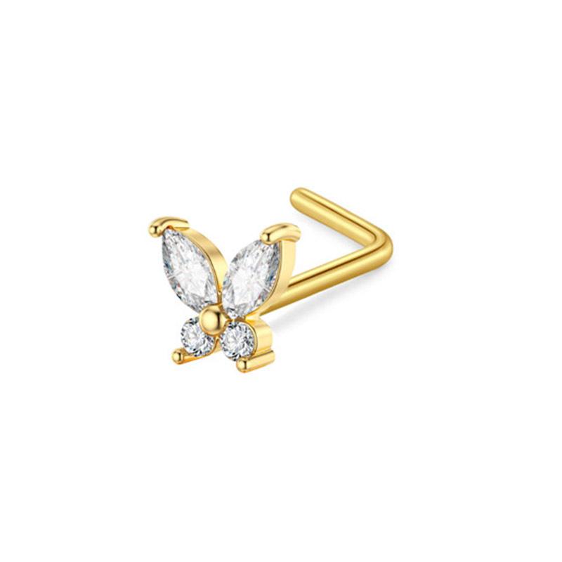 Push L Ring Beneweds Aaa Aaa Poilllar Nasal Nasal Ring Øredobber Stranging smykker