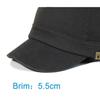 Outdoor Cotton Short Brim Baseball Cap Adjustable Breathable Dad Hat Soft Trucker Style Low Profile Cap Sun Protection