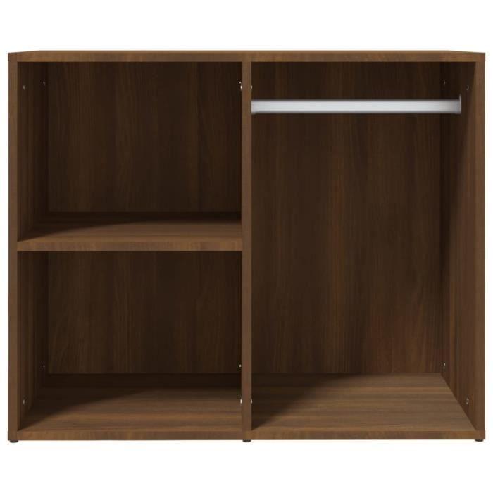 VidaXL Dressing Cabinet Brown Oak 80x40x65 Cm Engineered Wood 820507