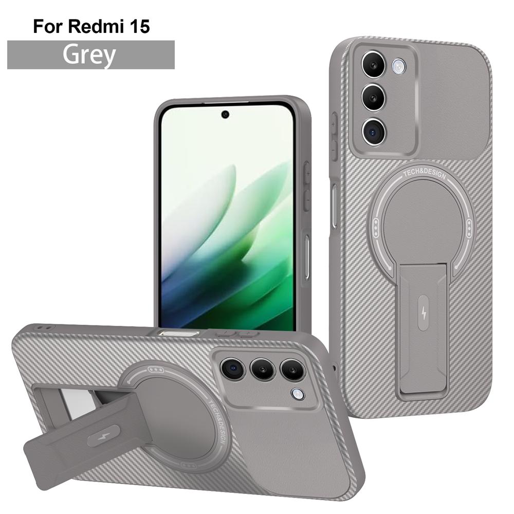 Für Xiaomi Redmi 15 5G 169mm Hülle Magnetische Kabellose Ladung mit Magsafe Armor Case Für Redmy 15 Redmi15 5G Halterung Halter Abdeckung