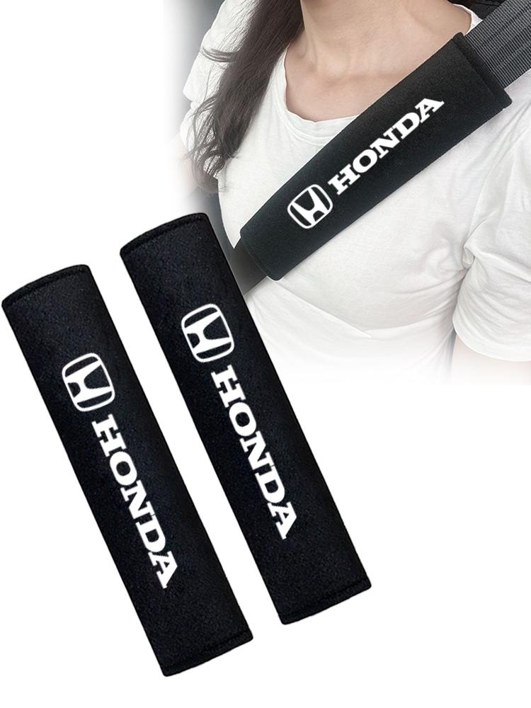 Car Safety Belt Shoulder Cover Pad Plush Seat Belt Shoulder For Honda Civic Accord Crider City CRV HRV Inspire Fit Odyssey Envix