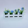 1pc Miniature Fence Artificial Flower Decoration Tabletop Ornament Home Office Garden Party and Craft DIY Decoration Accessories