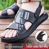 Men's 2025 Thick-Soled Non-Slip Leather Beach Sandals | Soft-Soled, Outdoor Casual Dual-Use Slippers