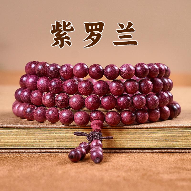 Grünes Sandelholz Zypressen Armband Buddha Perlen 108 Schwarzes Sandelholz Damen Holz Kulturelles Spiel Armband Herren