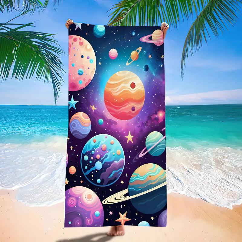 Telo da Spiaggia Mandala Boho Microfibra Asciugatura Rapida Asciugamano da Bagno Bianco Nero Motivo Floreale Grande Telo Anti-Sabbia per Spiaggia Piscina Spa
