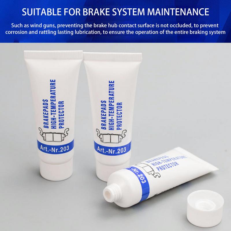 Automotive Solutions Brake Lubricant 15g Brake Fluids Wide Temperature Range Automotive Assembly Lubricants Brake Grease