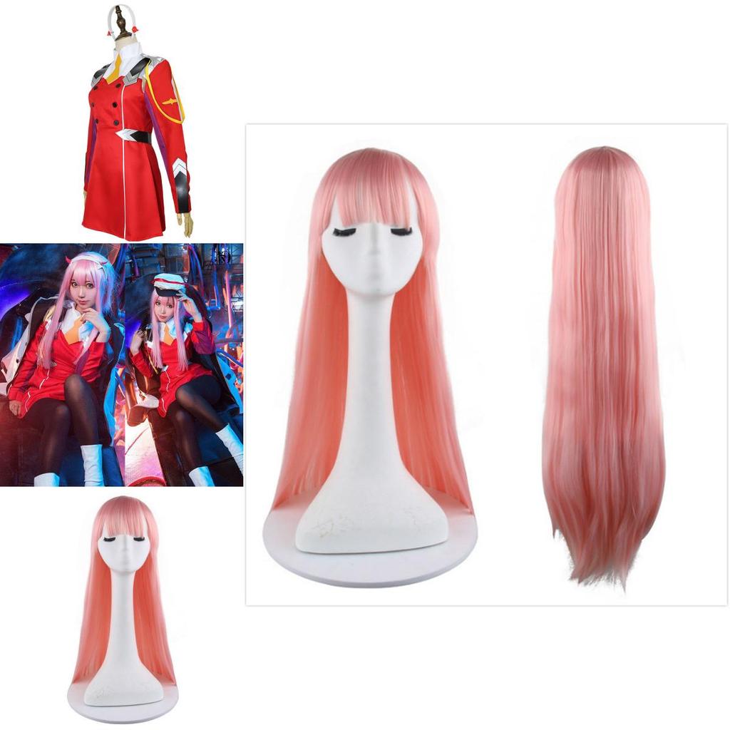 Stunning Darling In The Franxx Zero Two Red Uniform Cosplay Costume For Halloween