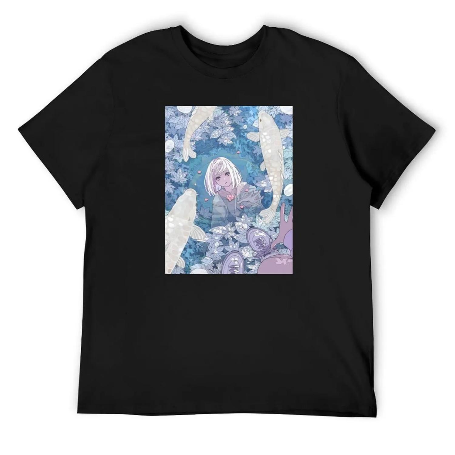 

Aesthetic Anime Fishy Dream T-Shirt anime figures quick-drying t shirts for men cotton XXXXXL чорний