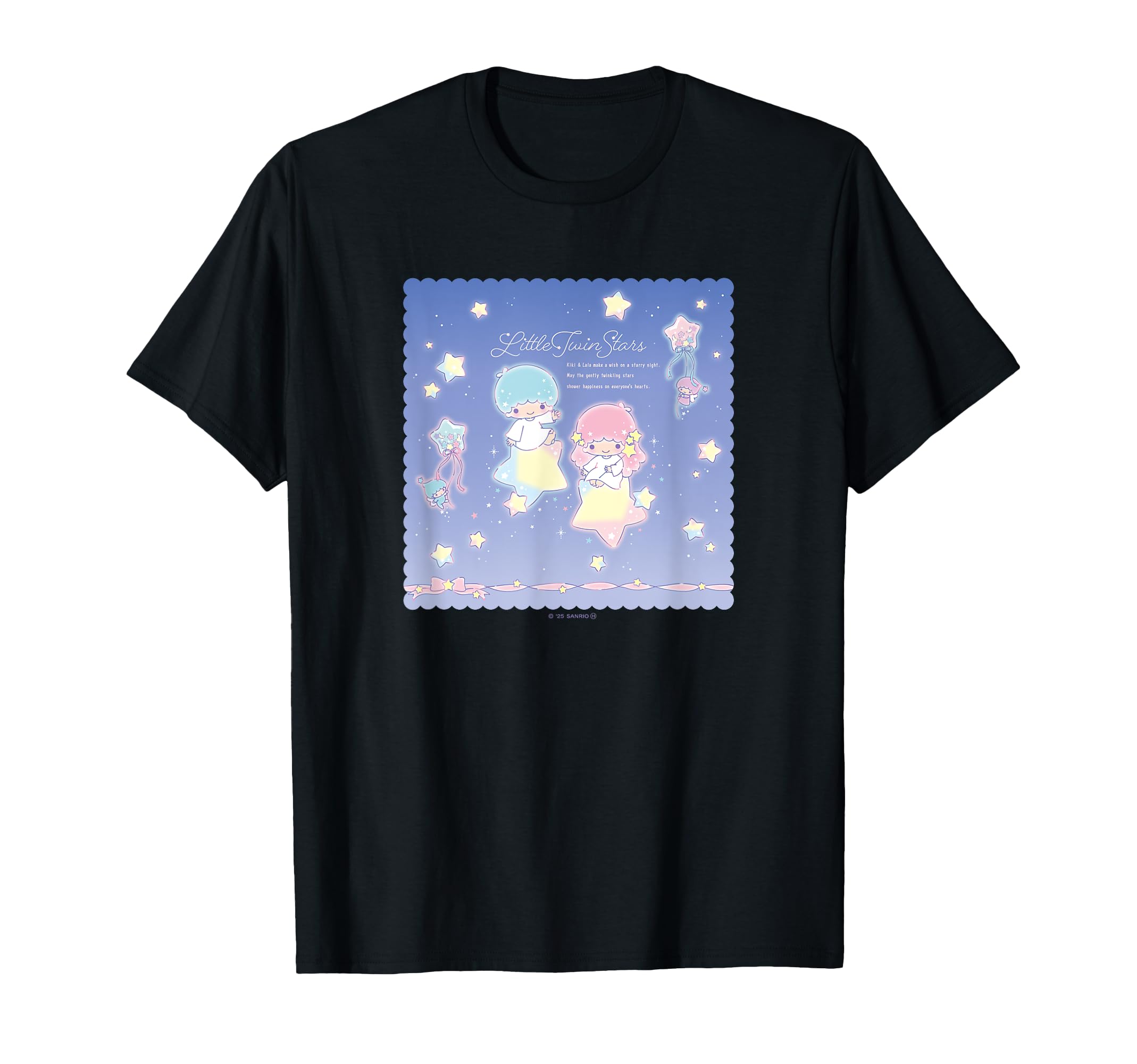 

[50-летие Little Twin Stars] Футболка Starry Night Wish Star