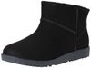Okamoto Waterproof Warm Mouton-Style Rain Boots, US.RUBBER CRI-6122, Black