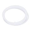 6.56FT 2M PTFE Tube White Low Resistance Star Shaped Inner Wall PTFE Tubing for 1.75mm Filament High Flexibility Compatible with Most 3D Printers