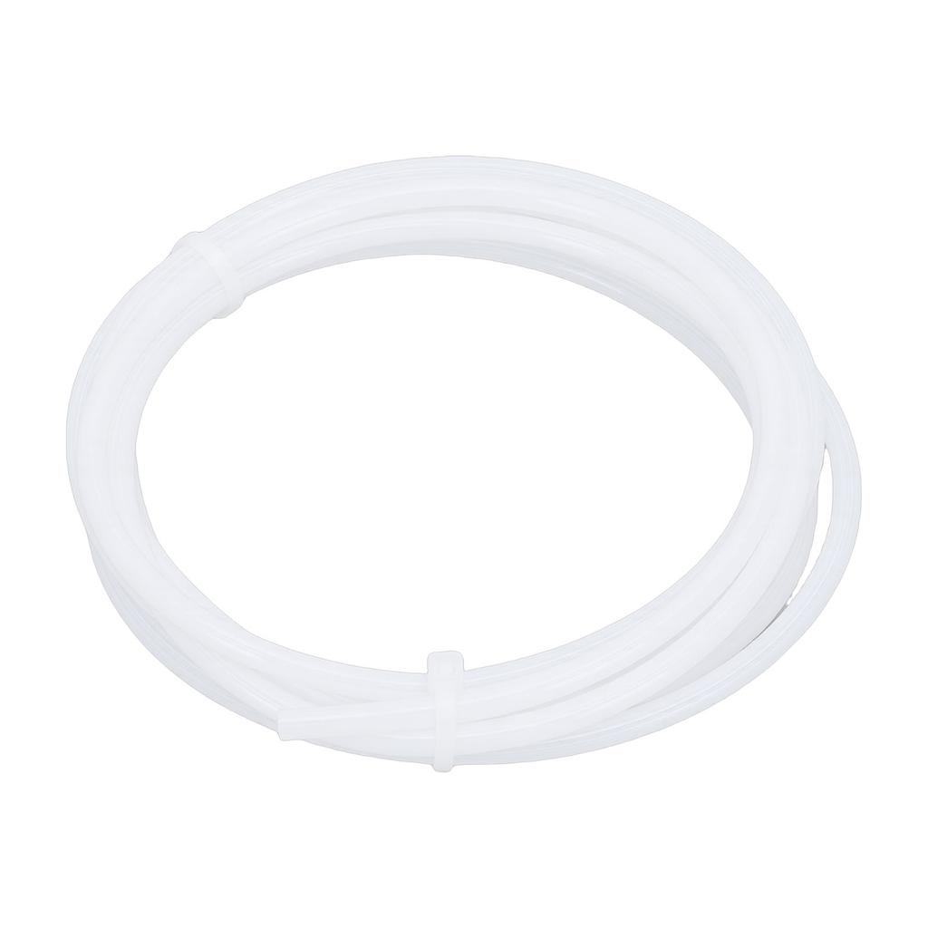6.56FT 2M PTFE Tube White Low Resistance Star Shaped Inner Wall PTFE Tubing for 1.75mm Filament High Flexibility Compatible with Most 3D Printers