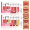 3pcs Fruity Lip Gloss Lip Oil Nourishing Moisturizing Improve Lip Dryness Cracking Peeling Lip Base Tootsie Lip Oil Clear Lip Oil Lip Balm