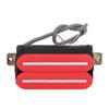 Electric Guitar Humbucker Pickup High Output Dual Hot Rail Dual Coil Pickup for ST SQ Red