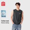 MINISO Men's Pure Cotton Casual Sleeveless T-Shirt