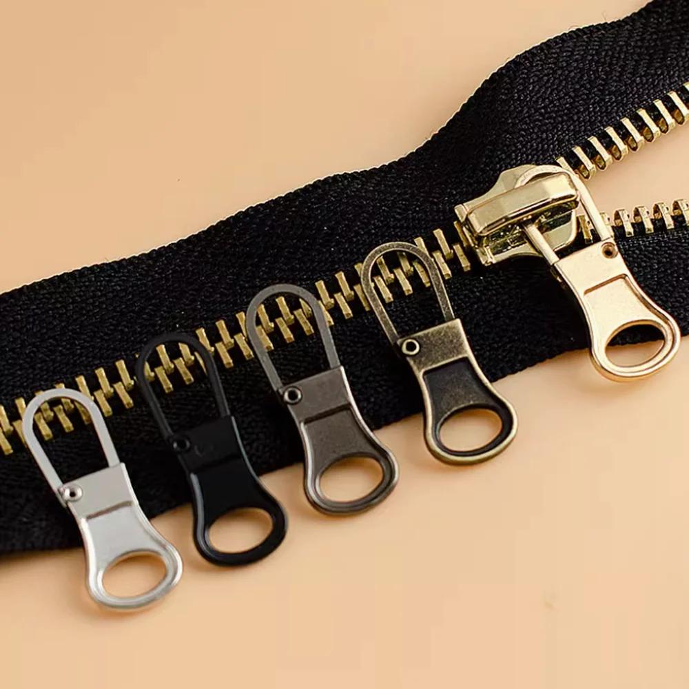 4-20PCS Metal Zip Puller Replacement Tab Zipper Sliders Head Zipper Head Detachable Backpacks Purses Repair Sewing Accessories