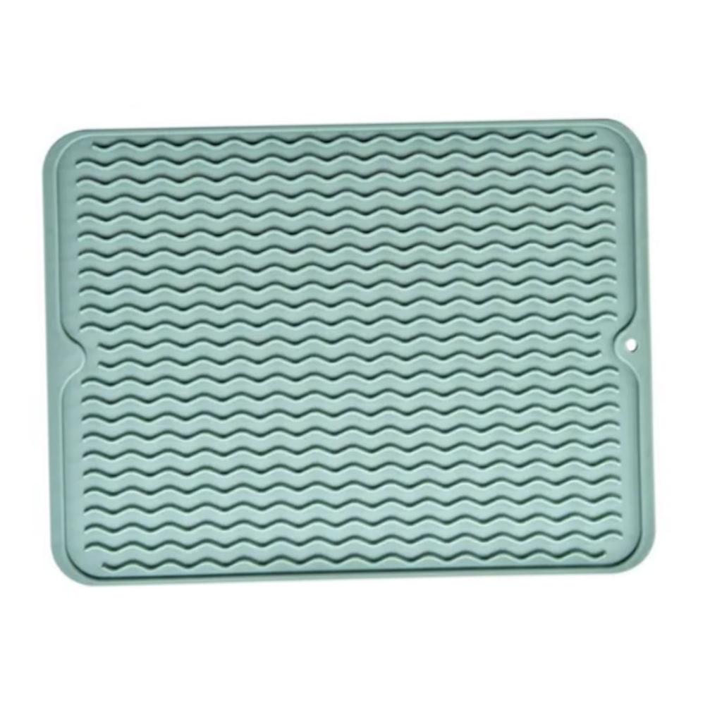 Table Insulating Rubber Mat Anti Slip Waterproof Heat Resistant Dish Drying Placemat for Kitchen
