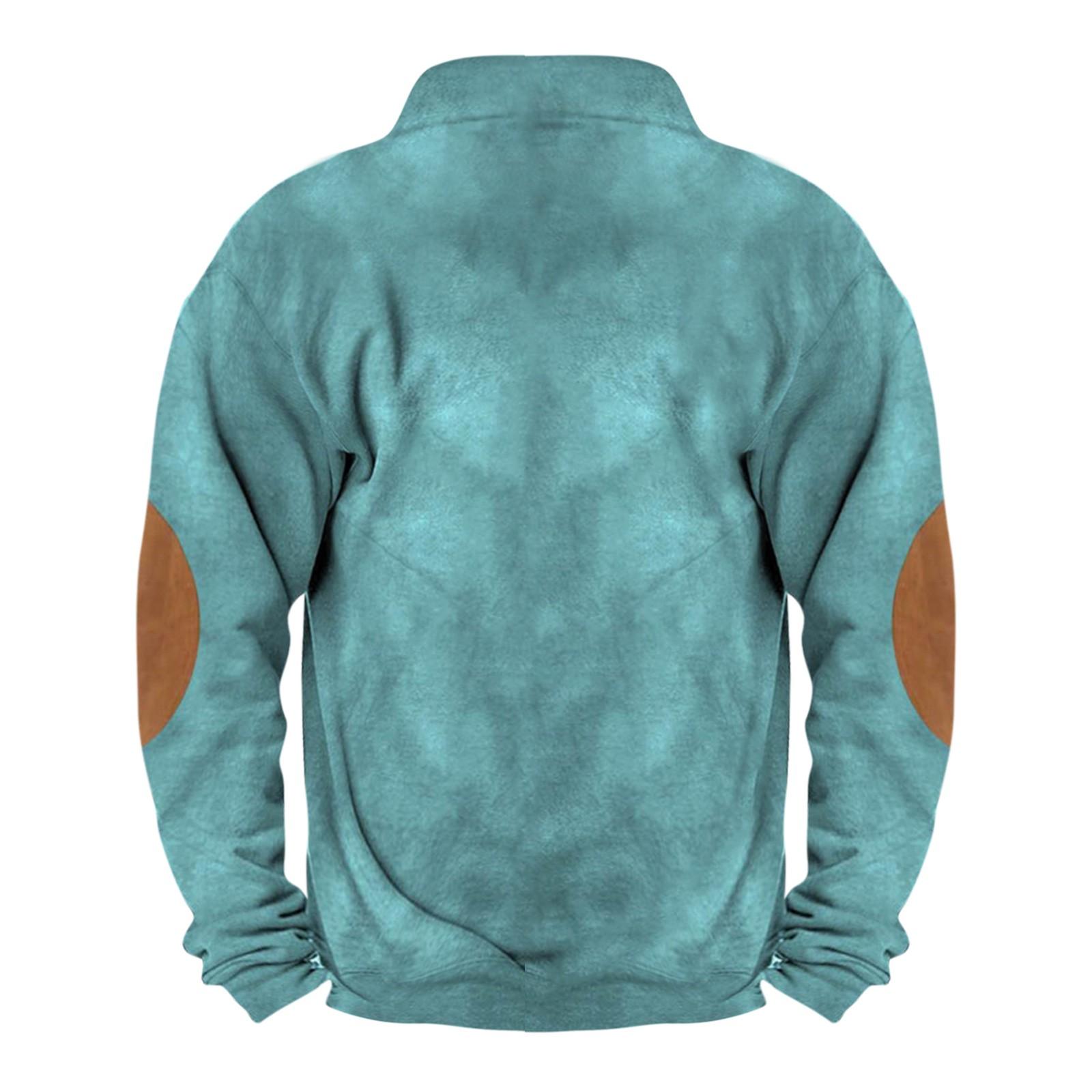 Весенняя и мужская толстовка с воротником-стойкой — это повседневные свитера — фото 4