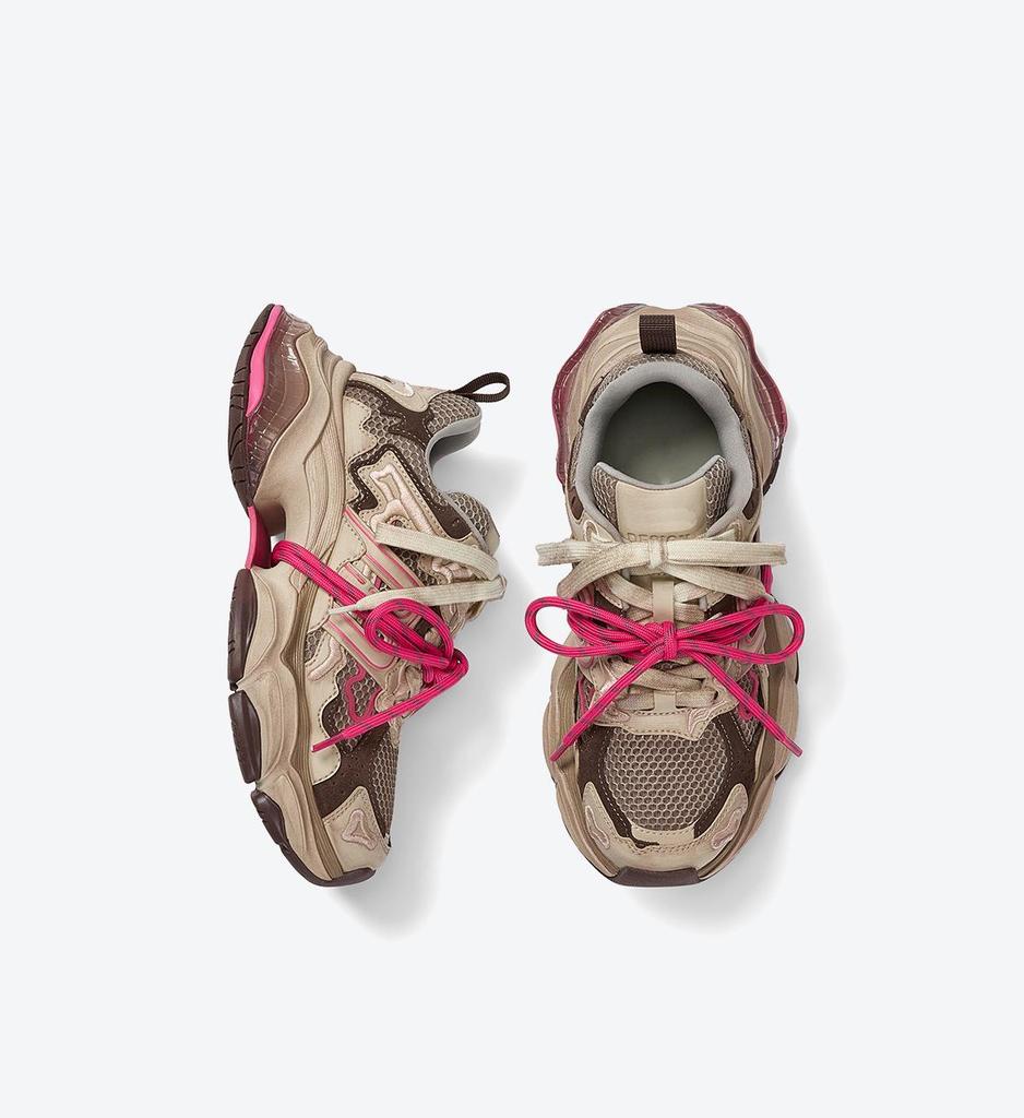 Pantofi casual tip „Dad Shoes” din piele uzată pentru femei – Trend Toamnă 2025, Stil Retro cu Pernă de Aer, Pantofi Sport Casual care Măresc Înălțimea