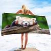 Animal Print Beach Towel Microfiber Quick Dry Sand Free Towel Travel Beach Towels Lightweight Beach Towel Pool Gym Travel Gift