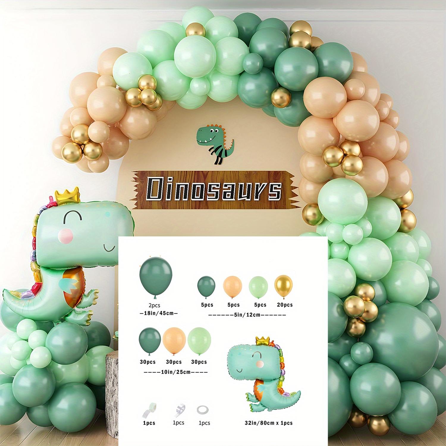 131pcs Dinosaur Balloon Garland Arch Kit, Forest Themed Parties, Birthday Parties, Holidays, Home, Indoor and Outdoor Decor Other