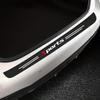 Car Rear Bumper Protective Sticker, Carbon Fiber Material, Scratch-resistant and Dirt-resistant Decorative Strip, Car Modification Parts.