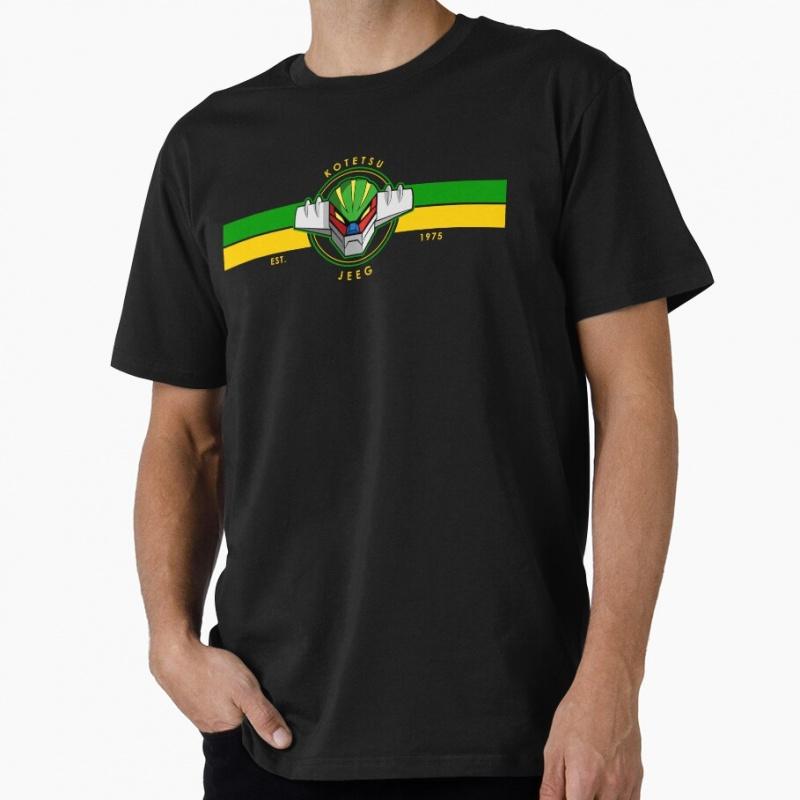 80s Classic manga Mecha Graphic clothes 0405 Anime kotetsu Jeeg the avenger Steel Jeeg Robot t shirt Shortsleeve All size tops S