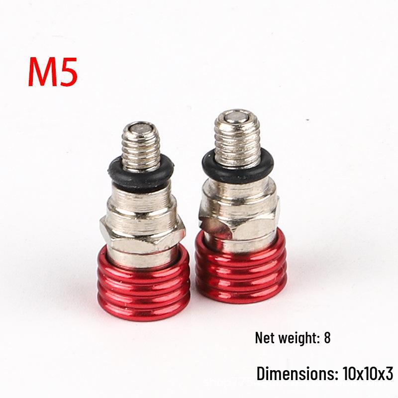 M4/M5 Front Shock Absorber Bleeder Screw for KTM, Honda CRF, Kawasaki KX, Suzuki, Yamaha Off-Road Modifications