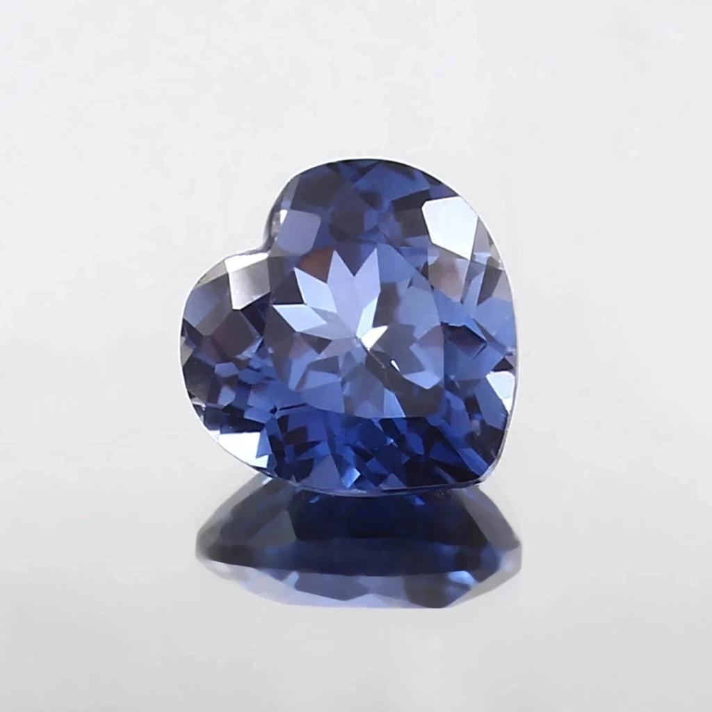 Natural Heart Cut 20 Ct Blue Sapphire Loose Certified Flawless Gemstone