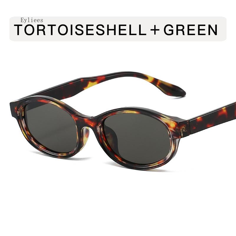 

Oval Sunglasses Women Punk Double Color Shades UV400 Vintage Men Trending Sun Glasses High Performance Clear Lens Frame