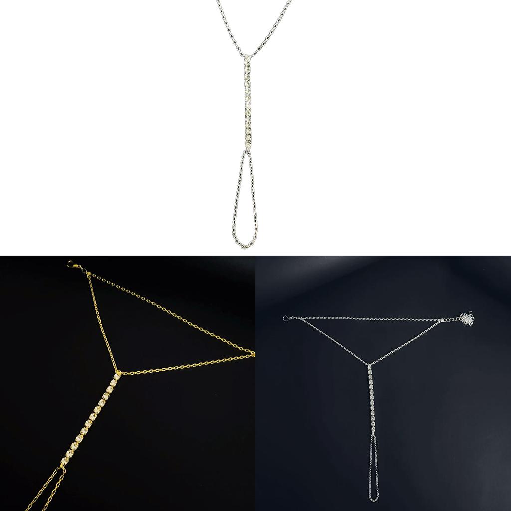Geometric Water Drilled Hand Chain Jewelry For Women With Gold Or Silver Plating For Gift